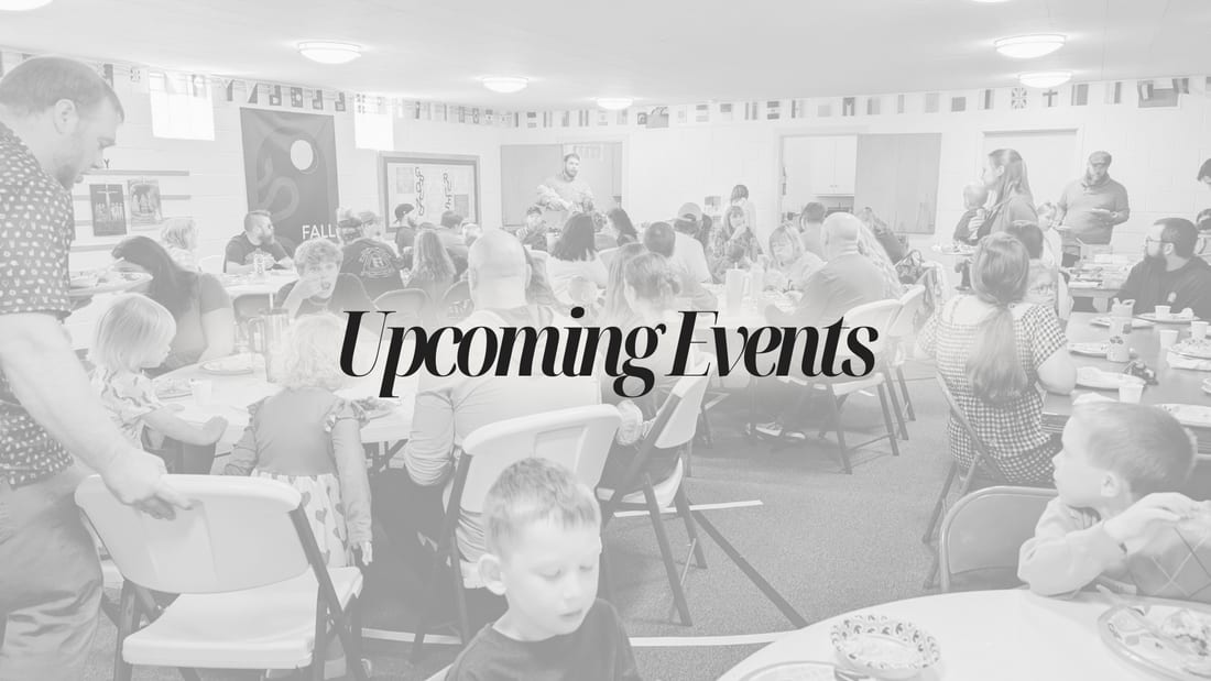 Upcoming events at Olivet Bible Church