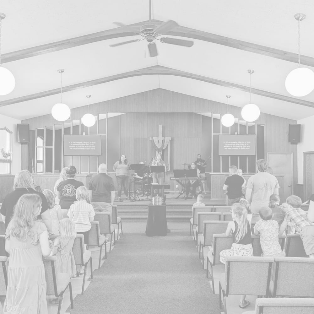 Congregation worshipping together